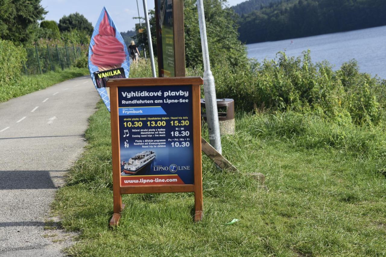Novy Apartman V Arealu Wellness Hotelu Frymburk Dış mekan fotoğraf